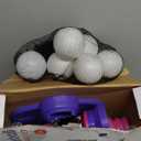 QDRAGON 2 in 1 T Ball Sets for Kids 3-5 5-8, Tee Ball Set with Automatic Pitching Machine/Adjustable Batting Bat & Stand/6 Balls, Baseball Toys Outdoor Sport for Toddlers Girls, Pink