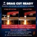 LTP8500 85A Drag-Cut HF Pilot Arc Plasma Cutter 220V, 85A HF 1" Clean Cut