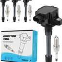 Set of 4 UF749 Ignition Coil Pack & Iridium Spark Plug For Honda Civic 2.0L 2016-2020,For Honda Fit 1.5L 2015-2019,Replace # CM11121A 305205R0013 305205R0003 3052059B013
