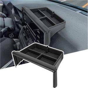 Center Console Organizer Dashboard Tray Compatible with 2019-2025 Toyota RAV4 Interior Accessories, Dashboard Storage Organizer Box with Sunglasses; Only Fit 7inch and 8inch screen