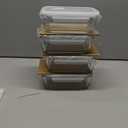 PrepNaturals 5 Pack 30 Oz Glass Meal Prep Containers - Dishwasher Microwave Freezer Oven Safe - Glass Storage Containers with Lids (Multi-Compartment)