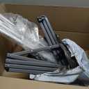 Honey-Can-Do Collapsible Laundry Drying Rack, Sturdy Steel, Foldable & Portable Clothes Drying Rack, Space-Saving Design, Indoor & Outdoor Drying, Ideal for Laundry Room 50lb Capacity, Silver