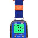 Supco VG64 Vacuum Gauge, Digital Display, 0-12000 microns Range, 10% Accuracy, 1/4" Male Flare Fitting Connection , Grey