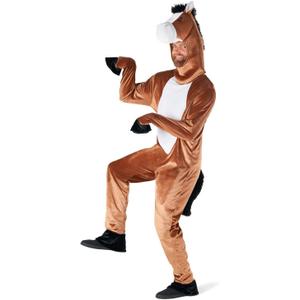 Morph Horse Costume Adult - Kentucky Derby Costumes for Men Fun Horse Outfit for Halloween Parties (X-Large)