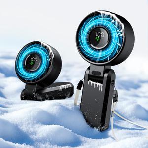 5200mAhPortable Handheld Turbo Fans for Travel, High-Speed Motor, Rechargeable Hand Held Fan, 5 Speed,180Foldable, Small Personal Fan,4-IN-1 Hand/Desk/Waist/Neck Fans,Summer Beach Travel Essentials
