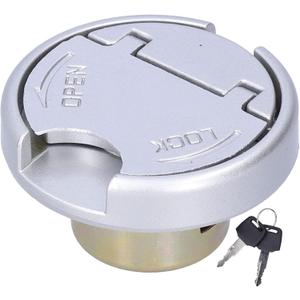 Keenso Fuel Gas Tank Cap,Stainless Steel GY6 Fuel Cap with Key Locking Fuel Tank Cap Replacement for RUCKUS,ROKETA,KAZUMA
