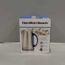 Hamilton Beach 1.7 Liter Temperature Control Electric Kettle, Water Boiler & Heater, Fast Boiling 1500 Watts, BPA Free, Cordless, Auto-Shutoff and Boil-Dry Protection, Stainless Steel (41020R)