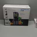 Cold Press Juicer, 5.8" Wide Feed Chute Juice Extractor Machine with 400W, High Juice Yield, Slow Masticating Juicer for Whole Vegetables & Fruits, Grey