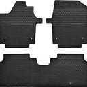 Car Floor Mats Custom Fit for Kia EV6 2025 2024 2023 2022 Odorless Washable Heavy Duty Rubber (All Weather) Floor Liners Black