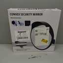 Angooni 12" Adjustable Wide Angle View Security Mirror, Acrylic Convex Traffic Mirror for Driveway, Park, Garage (Supports Indoor and Outdoor)