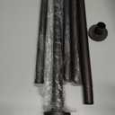 Bronze Shower Curtain Rod 31 to 80 Inch,1 Inch Diameter Adjustable Spring Tension Stainless Steel Telescoping Rod,Easy Install,No Rust