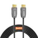 RUIPRO 8K HDMI Ultra High Speed Latest 2.1b Certified Fiber Optic Cable CL2 Rated 33 Feet 8K60Hz 4K120Hz 48Gbps eARC HDR HDCP2.3 for RTX4080/4090/3080/3090 Xbox PS5 AVR Projector LG/Samsung/Sony