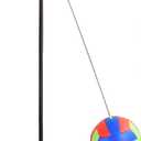 CROWN ME Tetherball Ball and Rope Set- Tetherball Ball with Rope and Carabineer Hoop, Medium, Small