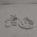 2 Pack Halloween Decoration LEDs Neon Sign Light Ghost, Bat and Moon Lights Hanging for Halloween Party Decorations Indoor Home Window Decorations (Batteries not Included)