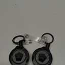 MNGARISTA Upgraded Heavy Duty Retractable Keychain with Belt Clip, 10 OZ Retraction, 31.5" Stainless Steel Cord Key Chain, 3K Carbon Fiber ID Badge Reel Holder with Badge Strap and Key Ring, 2 Pack