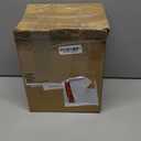 Tessco 800 Pcs Mini Appetizer Plates Set Including 400 Disposable Dessert Plates Assorted Shape 200 Mini Plastic Forks 200 Plastic Spoons for Party(Clear,Stylish)