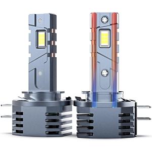H11B LED Bulbs H9B H8B Fog Lamp 60W 30000Lm 6500k White Built-in Fan and 2 Thermally Conductive Copper Tubes Plug and Play for Kia Hyundai Fiesta Corsa 2pcs