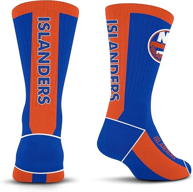 For Bare Feet NHL Unisex Kids Nhl Mvp Crew Sock Youth (One Size, Team Color)