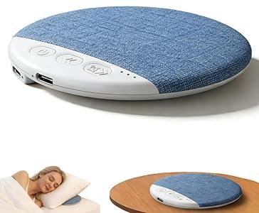 2026 New Sleep Pillow Speaker, Under Pillow Speaker Bluetooth, Comes with Volume Control & Auto-Off Timer, Wireless Sleep, Ideal for People who Sleep on Their Side (C)