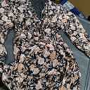 2025 New Long Sleeve Women's Fashion Printed Fairy Style Long Style Evening Dress Beach Dress, XL