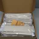 Rergy 20 Pack Gold Cabinet Pulls 6-1/4 inch Edge Finger Pull Aluminum Alloy Hardware for Dresser Drawer Handles