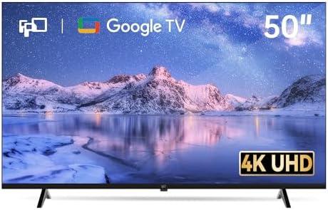 FPD 50 Inch Smart TV, 4K LED Google TV with Google Play Built-in Google Cast, HDR 10, MEMC, Voice Remote, Dolby Audio, UHD Stream Live Television (CG50-C3,2024)