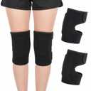 Protective Knee Pads for Dancers Soft Dance Knee Pad with Adjustable Bands Volleyball Knees Pads Wrestling Knees Gear Protector Crash Pad Snowboarding Gear for Women Men Wrestling Work