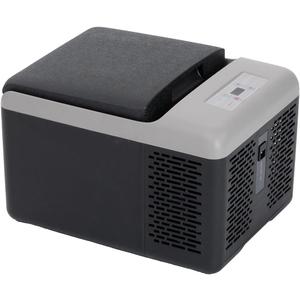 Alpicool C9PT Portable Car Freezer Cooler, 12 Volt Car Refrigerator, 10 Quart Fast Cooling, with 12/24V DC and 100-240V AC for Outdoor, Camping, RV, Truck (Black&Grey), 10qt