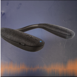 HomeSpot JY508 Wireless Neckband Speaker  3D Stereo Sound, 12 Hrs Play Time, Low Latency for Gaming/TV, TypeC Quick Charging, Wearable Speaker for Home, Office, and Outdoors