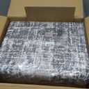 Area Rug for Living Room Bedroom 9x12 ft Washable Rugs with Non Slip Backing High Traffic Indoor Carpet for Dining Room Dorm Non-Shedding & Fade Resistant Modern Rugs (Grey)