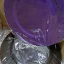 50 Pack Purple Charger Plates 13" Plastic Round Charger Plates Dinner Plate With Beaded for Spring Easter Wedding Table Dinner Kitchen Catering Event Party Decoration