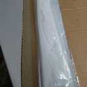 Pangda 2 Pcs 20 x 60 Inch Single Sided Fusible Foam Stabilizer 1 Sided Flexible Foam Stabilizer Soft and Reliable White Iron-on Non-Woven Fusible Interfacing for Sewing Tote Bags Purses Quilting