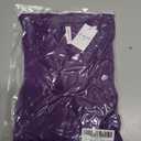 Plus Size Tunic Tops for Women Short Sleeve Summer Casual Tunics with Leggings Loose Fit Pleated Dressy Blouses (Purple)