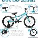 AVASTA Bilbo 18 Inch Kids Road Bike for Boys Girls Children, Cyan