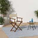 Casual Home 18" Director's Chair Honey Oak Frame with Wheat Canvas