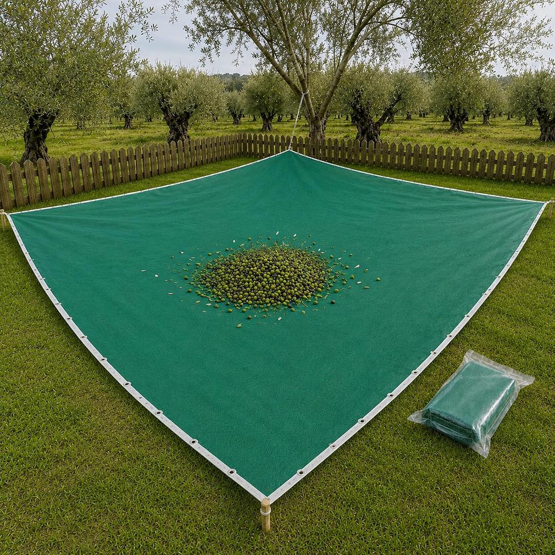 Fruit Harvesting Net for Trees, 19.7 x 32.8 ft Under-Tree Catcher