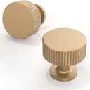 10 Pack Champagne Bronze Kitchen Cabinet Knobs Cabinet Pulls Drawer Knobs Cabinet Hardware Zinc Knobs for Dresser Drawers (Single Hole Knob)