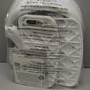 Forbena Potty Training Toilet Seat with Step Stool Ladder, Toddler Kids Potty Seat for Boys Girls, Non Slip Foldable Toilet Training Seat with Soft Cushion, Comfortable Handles (White/Grey)