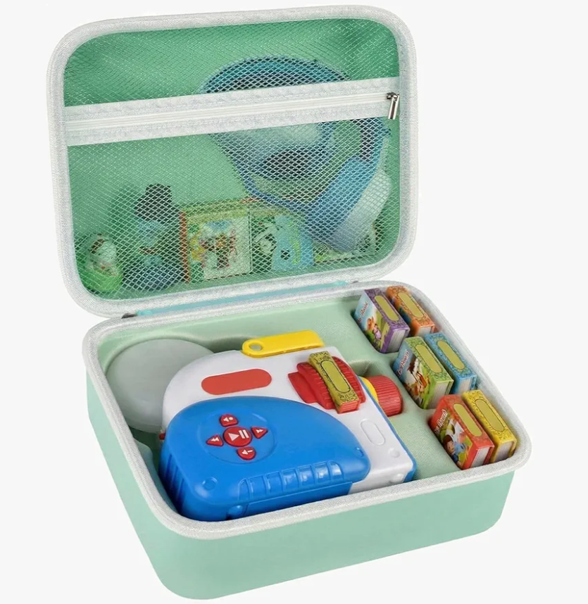 Case Compatible with Little Tikes for Story Dream Machine Books Starter Set, Toys Protective Container for Little Tikes for Storytime Audio Play Real for Littles Character Collection (Box Only), Green