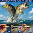 EXUN Premium Fishing Advent Calendar 2025  24 Days of Curated Lures for Men, Teens & Dads  Christmas Countdown Gift Box for Bass & Trout Fishing Enthusiasts