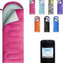 Sleeping Bags for Adults,Kids & Girls-Warm & Cold Weather Lightweight Waterproof Sleeping Bag Backpack with Compact Bag,Great for 3-4 Seasons Hiking,Camping and Outdoor