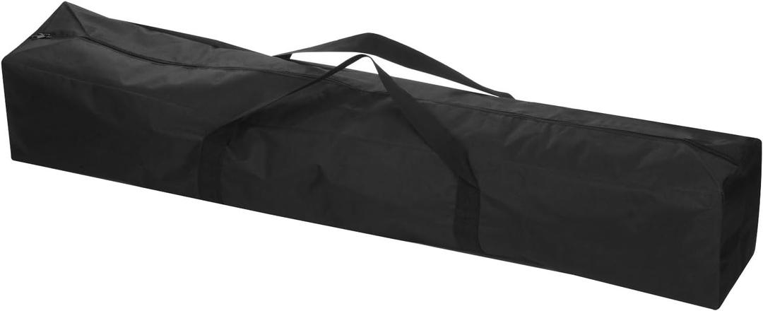 PATIKIL 51 Inch Camp Chair Replacement Bag Nylon Folding Chair Carrying Storage Bag for Beach Chair with Large Zipper Shoulder Strap for Camping Travel, Black (51 x 7.8 x 7.8 inch)