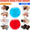 2 x Reusable Hand Warmers, Pocket Heat Packs - Fast Heating & Long-Lasting Cycle Heat Packs for Outdoor Camping, Hiking & Golf - Compact Pocket-Sized Warmers