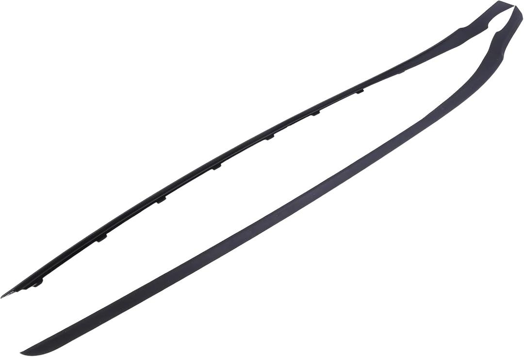 Left & Right Side Windshield A-Pillar Trim Moulding, AE8Z5403136A AE8Z5403137B 2PCS Windshield Outer Pillar Trim Molding Compatible with Ford for Fiesta 2011 2012-2018 2019