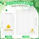 Funrous 100 Pcs St. Patrick's Day Guest Napkins Foil Gold Slainte Shamrock Paper Napkin White Irish Disposable Hand Towel for St Patrick Irish Party Dinner Bathroom Decoration Supplies (100, Slainte)