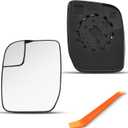 Compatible with Ford E150 E250 E350 Driver Side Mirror, 2010 2011 2012 2013 2014 - Left Side Mirrors Glass Replacement for E-150 E-250 E-350, NON-Heated, Driver Side(LH