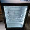 KoolMore KM-MDR-1D-6C 6 Cu. Ft. Commercial One Glass Door Display Upright Beverage Refrigerator Cooler Merchandiser-22.8 in. x 21.4 in. x 52.7 in. [Black]
