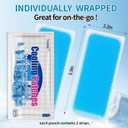 10 Pack Instant Cooling Ice Packs for Outdoor Activities Summer Heat Relief - Large Disposable Cooling Patches for Neck Body, Camping Hiking Sports, Instant Temperature Drop