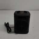 Space Heater, 1500W Electric Heaters Indoor Portable with Thermostat, PTC Fast Heating Ceramic Room Small Heater with Heating and Fan Modes for Bedroom, Office and Indoor Use (Black)