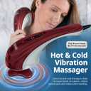 Wahl Hot Cold Therapeutic Light Vibratory Corded Massager, Soothing Vibratory Massage, Relieve Muscle Pain and Reduce Swelling from Chronic Pain, FSA Eligible, Model 4295-400